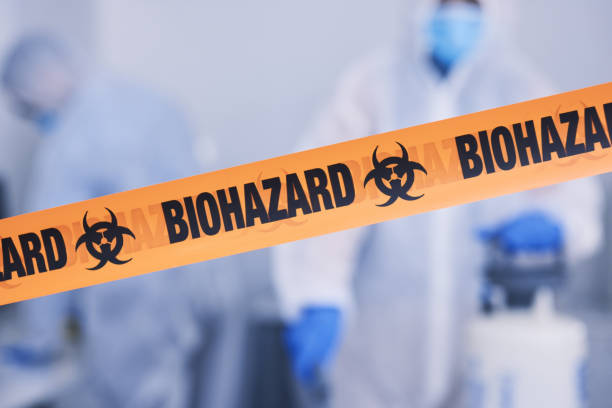 Professional Biohazard technician working in La Honda, CA